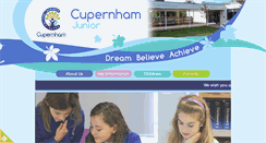 Desktop Screenshot of cupernhamjunior.com